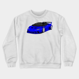 lamborghini huracan BLUE Crewneck Sweatshirt